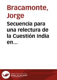 Secuencia para una relectura de la Cuestión India en el siglo XIX argentino / Jorge Bracamonte | Biblioteca Virtual Miguel de Cervantes
