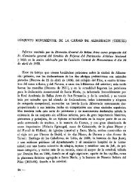 Conjunto monumental de la ciudad de Albarracín (Teruel) / Informa remitido por la Dirección General de Bellas Artes ... y leído en la sesión celebrada por la Comisión Central de Monumentos el día 24 de abril de 1958 | Biblioteca Virtual Miguel de Cervantes
