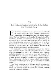 Los restos del primer Almirante de las Indias don Cristóbal Colón / Abelardo Merino | Biblioteca Virtual Miguel de Cervantes
