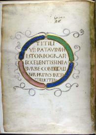 Titi Livii Patavinii ab Urbe condita libri decem | Biblioteca Virtual Miguel de Cervantes