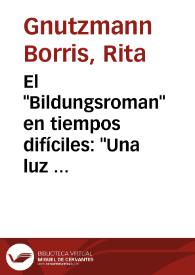 El "Bildungsroman" en tiempos difíciles: "Una luz muy lejana" y "El oscuro" de Daniel Moyano / Rita Gnutzmann Borris | Biblioteca Virtual Miguel de Cervantes