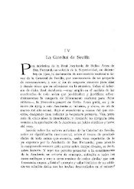 La Catedral de Sevilla / M. Gómez Moreno | Biblioteca Virtual Miguel de Cervantes
