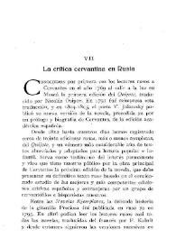 La crítica cervantina en Rusia / Constantino Derjavin | Biblioteca Virtual Miguel de Cervantes