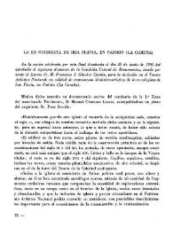 La ex colegiata de Iria Flavia , en Padrón (La Coruña) / Francisco J. Sánchez Cantón | Biblioteca Virtual Miguel de Cervantes