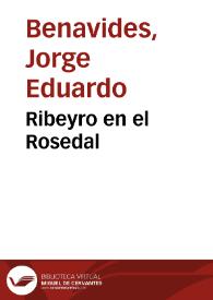 Ribeyro en el Rosedal | Biblioteca Virtual Miguel de Cervantes
