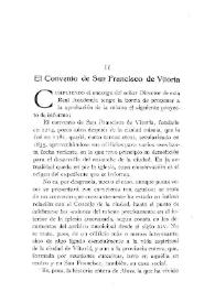 El Convento de San Francisco de Vitoria / A. Prieto Vives | Biblioteca Virtual Miguel de Cervantes