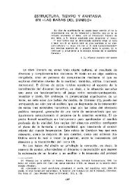 Estructura, tiempo y fantasía en "Las babas del diablo" / José Ortega | Biblioteca Virtual Miguel de Cervantes