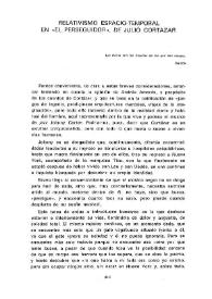 Relativismo espacio-temporal en "El Perseguidor", de Julio Cortázar / Manuel Cifo González | Biblioteca Virtual Miguel de Cervantes