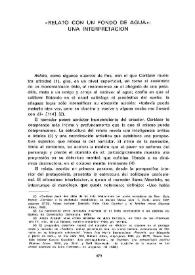 "Relato con un fondo de agua" : una interpretación / María Z. Embeita | Biblioteca Virtual Miguel de Cervantes