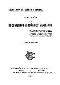 Colección de documentos históricos mexicanos. Tomo I | Biblioteca Virtual Miguel de Cervantes