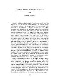 Ritmo y espíritu en Rubén Darío / por Gerardo Diego | Biblioteca Virtual Miguel de Cervantes