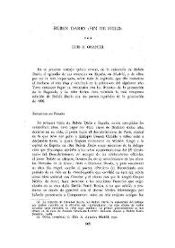 Rubén Darío "fin de siglos" / por Luis S. Granjel | Biblioteca Virtual Miguel de Cervantes