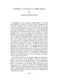Watteau y su siglo en Rubén Darío / por Carlos Martínez Rivas | Biblioteca Virtual Miguel de Cervantes