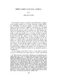 Rubén Darío visto por "Azorín" / por José Luis Cano | Biblioteca Virtual Miguel de Cervantes