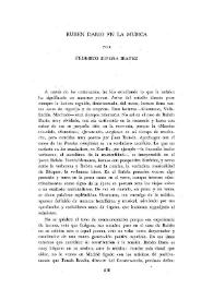 Rubén Darío en la música / por Federico Sopeña | Biblioteca Virtual Miguel de Cervantes