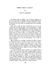 Rubén Darío y España / por Ginés de Albareda | Biblioteca Virtual Miguel de Cervantes