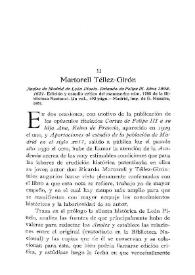 Martorell Téllez-Girón : "Anales de Madrid  de León Pinelo. Reinado de Felipe III. Años 1598-1621" / E. I. | Biblioteca Virtual Miguel de Cervantes