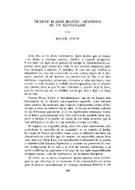 Vicente Blasco Ibáñez : Lecciones de un centenario / por Rafael Conte | Biblioteca Virtual Miguel de Cervantes