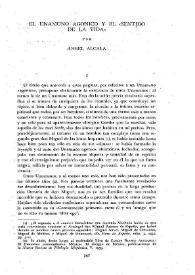 El Unamuno agónico y el "sentido de la vida" / Ángel Alcalá | Biblioteca Virtual Miguel de Cervantes