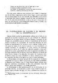 El naturalismo de Galdós y el mundo de la "La desheredada" / Carmen Bravo Villasante | Biblioteca Virtual Miguel de Cervantes