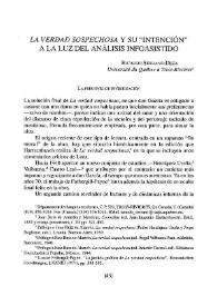 "La verdad sospechosa" y su "intención" a la luz del análisis infoasistido / Ricardo Serrano Deza | Biblioteca Virtual Miguel de Cervantes