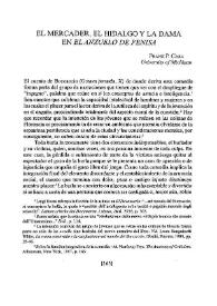 El mercader, el hidalgo y la dama en "El anzuelo de Fenisa" | Biblioteca Virtual Miguel de Cervantes