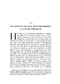 Las primeras crónicas de la Reconquista : el ciclo de Alfonso III / Manuel Gómez-Moreno | Biblioteca Virtual Miguel de Cervantes