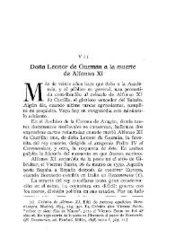 Doña Leonor de Guzmán a la muerte de Alfonso XI / Antonio Ballesteros-Beretta | Biblioteca Virtual Miguel de Cervantes