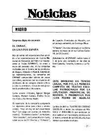 Boletín Iberoamericano de Teatro para la Infancia y la Juventud, núm. 18 (julio-septiembre 1980). Noticias | Biblioteca Virtual Miguel de Cervantes
