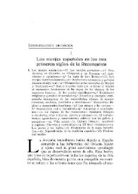 Los monjes españoles en los tres primeros siglos de la Reconquista / Justo Pérez de Úrbel | Biblioteca Virtual Miguel de Cervantes