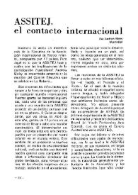 ASSITEJ. El contacto internacional / por Andrew Bleby | Biblioteca Virtual Miguel de Cervantes
