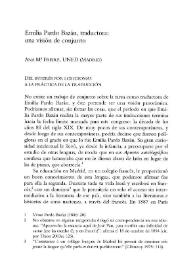 Emilia Pardo Bazán, traductora: una visión de conjunto / Ana M.ª Freire | Biblioteca Virtual Miguel de Cervantes