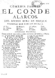 El conde Alarcos / del doctor Mira de Mesqua | Biblioteca Virtual Miguel de Cervantes