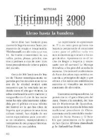 Titirimundi 2000 | Biblioteca Virtual Miguel de Cervantes