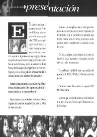 Boletín Iberoamericano de Teatro para la Infancia y la Juventud, núm. 2 (enero 2001). Presentación | Biblioteca Virtual Miguel de Cervantes