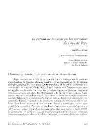 El enredo de los locos en las comedias de Lope de Vega / José Roso Díaz | Biblioteca Virtual Miguel de Cervantes