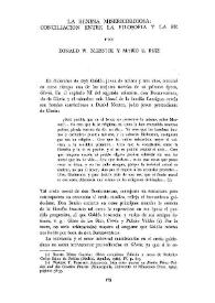 La Benina Misericordiosa: conciliación entre la filosofía y la fe / por Donald W. Bleznick y Mario E. Ruiz | Biblioteca Virtual Miguel de Cervantes