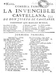 La invencible castellana / de don Joseph de Cañizares | Biblioteca Virtual Miguel de Cervantes
