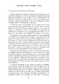 Cuatro notas sobre arte / Raúl Chávarri | Biblioteca Virtual Miguel de Cervantes