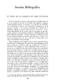 El tema de la amistad en Laín Entralgo [Reseñas] / Eduardo Tijeras | Biblioteca Virtual Miguel de Cervantes