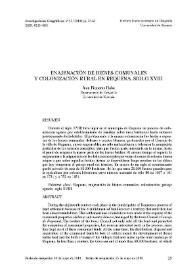 Enajenación de bienes comunales y colonización rural en Requena. Siglo XVIII / Juan Piqueras Haba | Biblioteca Virtual Miguel de Cervantes