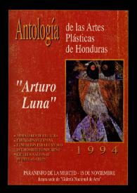 Antología de las Artes Plásticas de Honduras : Arturo Luna. 1994 | Biblioteca Virtual Miguel de Cervantes