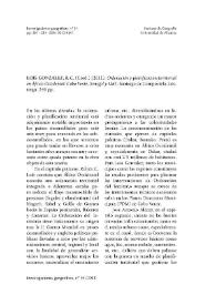 Investigaciones Geográficas, nº 54 (2011). Reseñas bibliográficas | Biblioteca Virtual Miguel de Cervantes