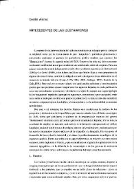 Antecedentes de las "Ilustraciones" / Cecilio Alonso | Biblioteca Virtual Miguel de Cervantes