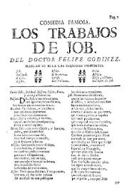 Los trabajos de Job / del doctor Phelipe Godinez | Biblioteca Virtual Miguel de Cervantes