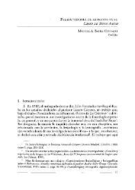 Presentadores de refranes en el "Libro de Buen Amor" / Manuel A. Barea Collado | Biblioteca Virtual Miguel de Cervantes