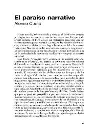 El paraíso narrativo / Alonso Cueto | Biblioteca Virtual Miguel de Cervantes