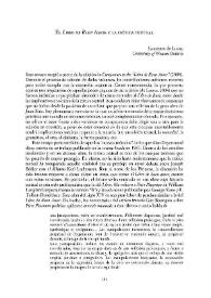 El "Libro de Buen Amor" y la crítica textual / Laurence de Looze | Biblioteca Virtual Miguel de Cervantes