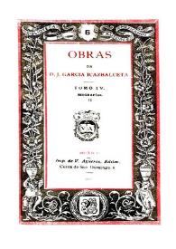 Obras de D. J. García Icazbalceta. Tomo 4. Biografías. Vol. 2 | Biblioteca Virtual Miguel de Cervantes