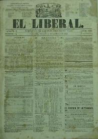 El Liberal. Núm. 524, sábado 4 de enero de 1845 | Biblioteca Virtual Miguel de Cervantes